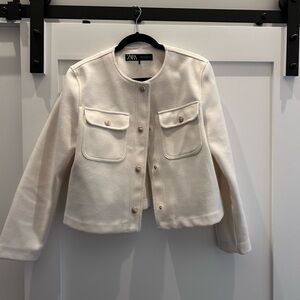 Zara Women's Ivory Blazer